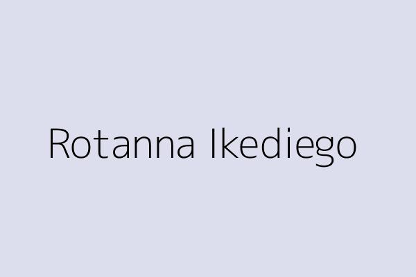 Rotanna Ikediego